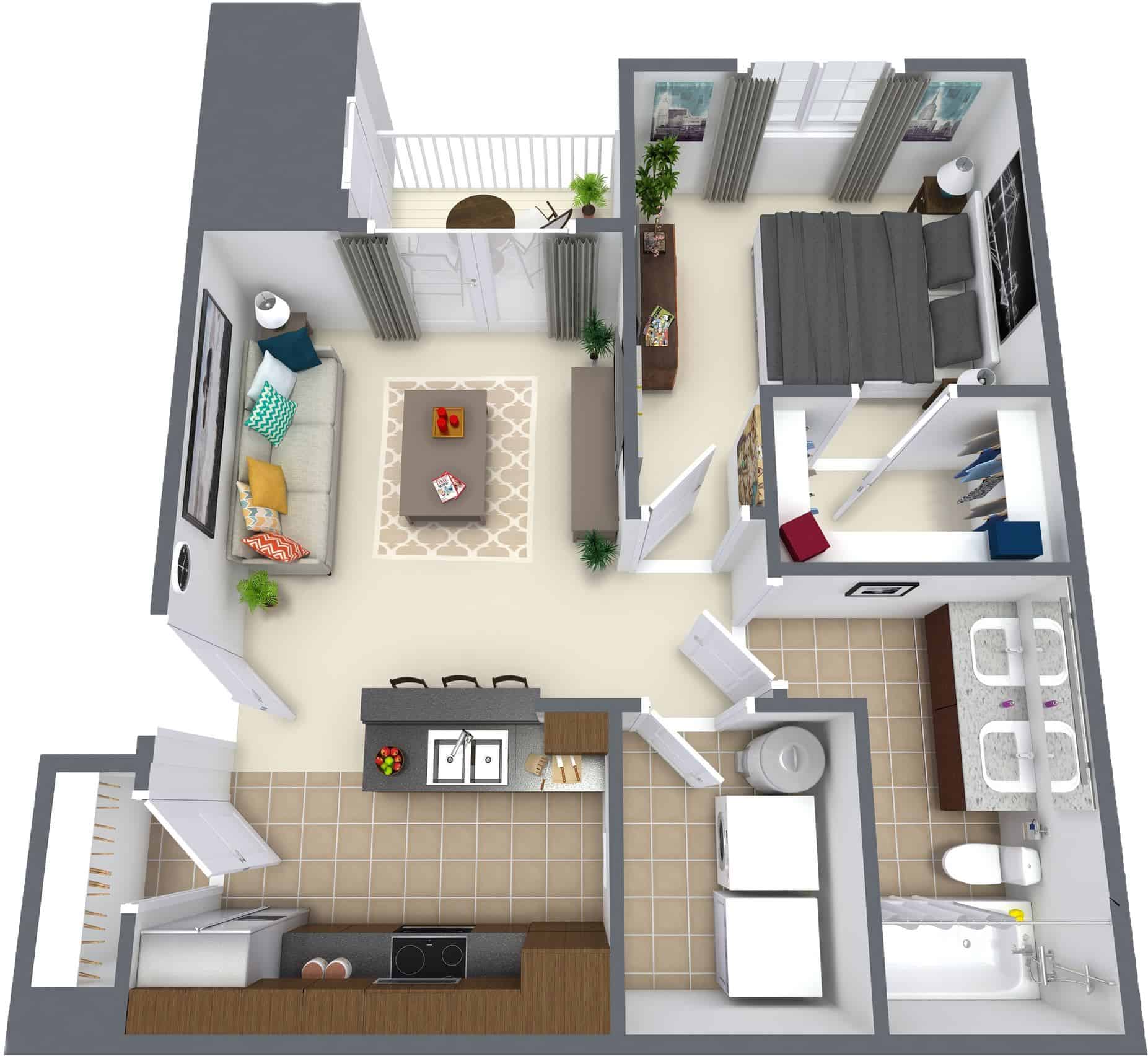 1Bedroom Luxury Apartment For Rent In Virginia Beach, VA Coastal 61